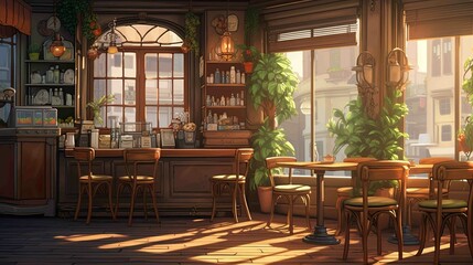 Interior of the church of st john. AI generated art illustration.