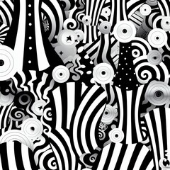 black and white circus stripe pattern 