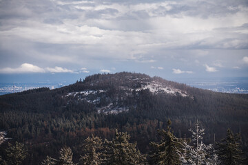 Blick vom Gro&szlig;en Feldberg auf den Altk&ouml;nig