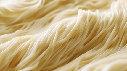 Delicate Pasta Texture Featuring Artisanal Handmade Noodles with Gourmet Cuisine Backdrop