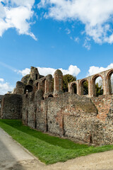 Historic priory ruins of St Botolph in Colchester