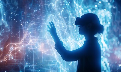 Innovative Leadership in Virtual Reality, Touching the Future of Data Streams