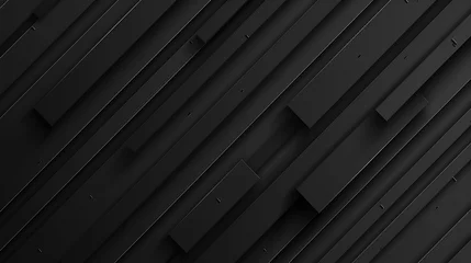 Foto op Plexiglas black background metal square pattern. black background with square shapes.  © Nenone