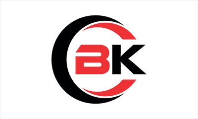BK initial letter circle icon gaming logo design vector template. batman logo, sports logo, monogram, polygon, war game, symbol, playing logo, abstract, fighting, typography, minimal, wings logo, sign