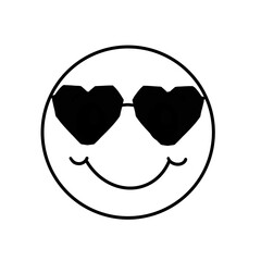 Doodle Emoji in Glasses