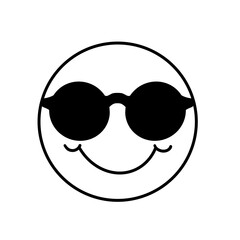 Doodle Emoji in Glasses