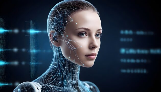 image of professional Artificial intelligence looking data data science and graph data science
