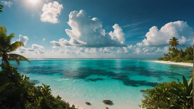 Beautiful beach in Zanzibar
