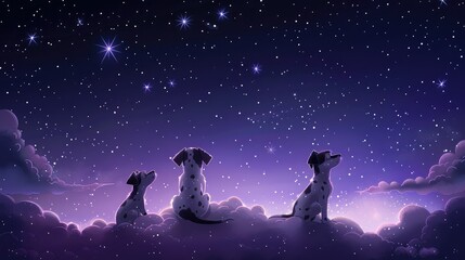 Starry Puppies' Cosmic Adventure