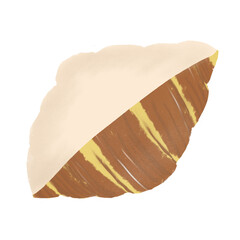 Croissant white chocolate 