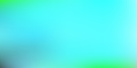 Light blue, green vector gradient blur background.
