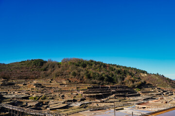In the town of Salinas de Añana (Álava, Euzkadi, Spain) is one of the oldest industries in the world: the Añana Salt Valley. Salt has been produced continuously here for more than 7000 years.