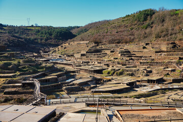 In the town of Salinas de Añana (Álava, Euzkadi, Spain) is one of the oldest industries in the world: the Añana Salt Valley. Salt has been produced continuously here for more than 7000 years.