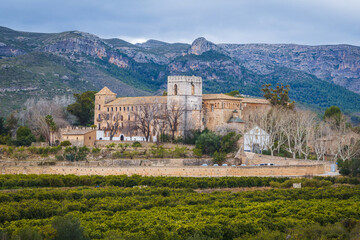 View to the old monastery in Marchuquera