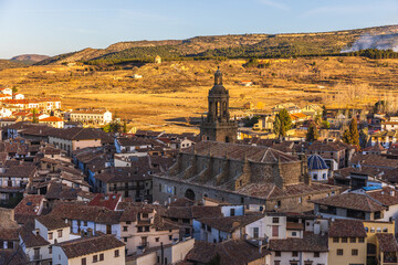 A view to Rubielos de Mora town