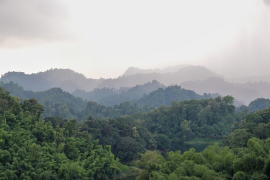 fog in the mountains.this photo was taken from Rangamati, Bangladesh.