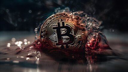 bitcoin image of water ice 3k