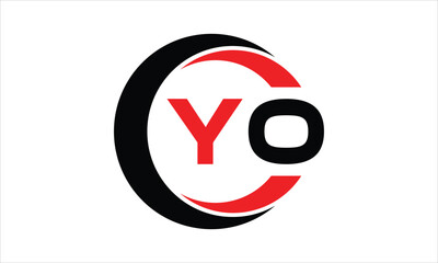 YO initial letter circle icon gaming logo design vector template. batman logo, sports logo, monogram, polygon, war game, symbol, playing logo, abstract, fighting, typography, minimal, wings logo, sign