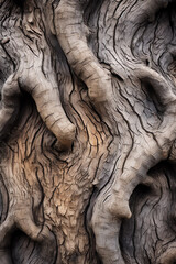 Nature�s Engraving: Undefined Lines and Wrinkles of a Tree�s Rugged Bark