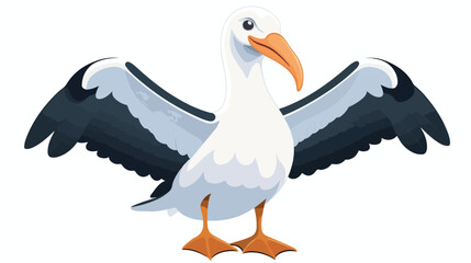 Bird albatross favorites icon vector Flat vector isolated