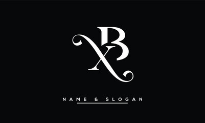 XB, BX, X, B Abstract Letters Logo Monogram