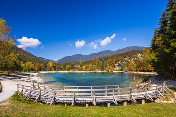 Jasna pond near Kranjska Gora, Triglavski national park, Slovenia