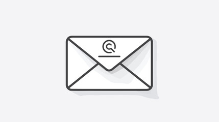 Email Icon  Communication Business Emblem Isolated I