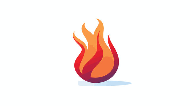 Fire flame icon. Element of Fire for mobile concept a