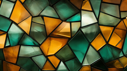 Colorful glass pattern background image.