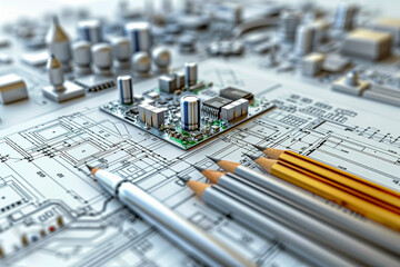 visualization of a football's internal structure, showcasing the network of semiconductors and the central CPU core that collect and analyze gameplay data, set against a tech-inspired backdrop