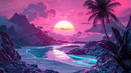 Experiencing mental health treatment with virtual reality therapy a serene landscape