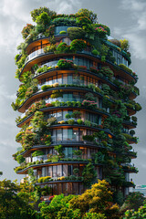 Green skyscraper design in the future