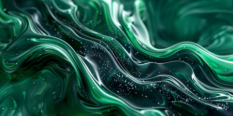 abstract green background, generative ai