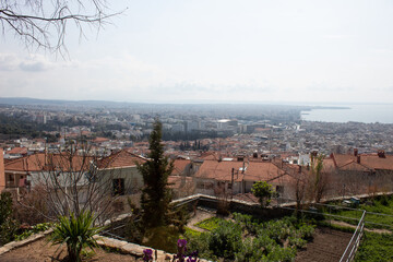Obraz premium View of the old town of Thessaloniki, Greece.
