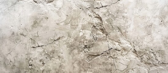 Fototapeta premium A detailed shot showcasing the intricate marble texture, resembling a blend of bedrock and rock formations. The monochrome photography accentuates the natural material, creating a beautiful contrast