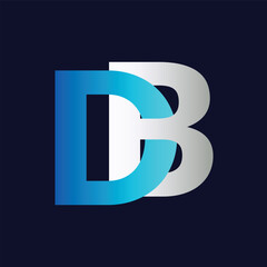 DB Letter Logo Template Illustration Design.