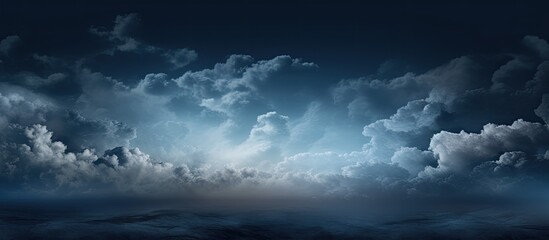 The atmosphere was filled with dark clouds, contrasting with a few white puffs of cumulus. The sky...