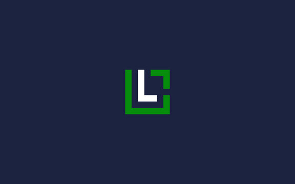 letter cl with square logo icon design vector design template inspiration