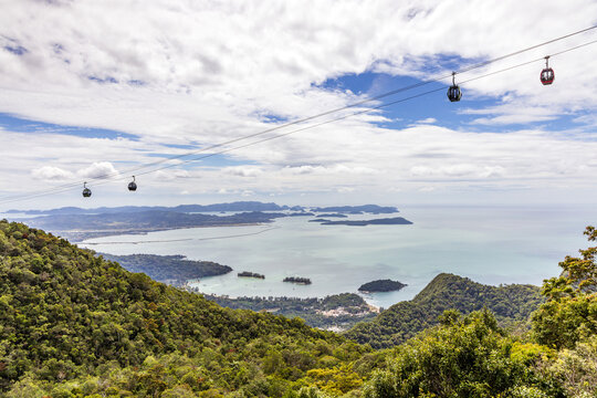 Langkawi Cable Car on Langkawi island, Malaysia
