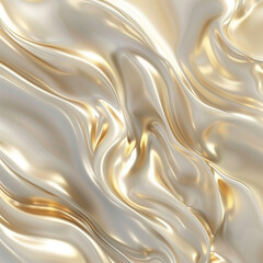 Fototapeta premium Luxery gold an white background, Generative AI
