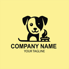 vector pet logo design 