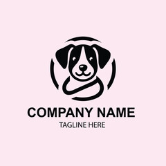vector pet logo design 