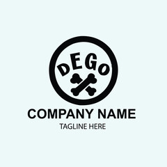 vector pet logo design 