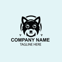 vector pet logo design 