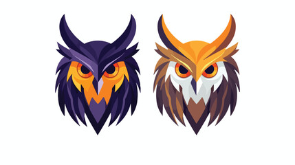 Owl icon and vector to work your design image to crea