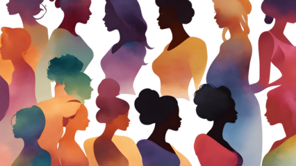 Transparency background with people