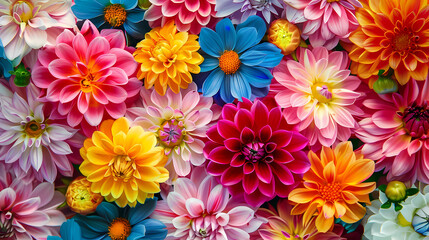 Vibrant Flower Pattern