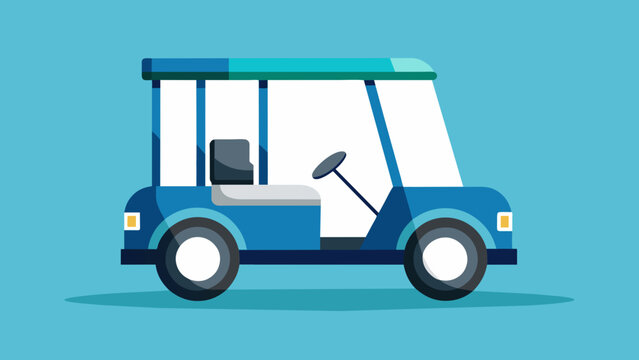 Driving Success Golf Cart Vector Illustrations for Your Next Project