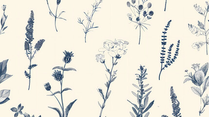 Botanical Sketch Pattern