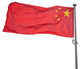Isolated Chinese flag. China symbol